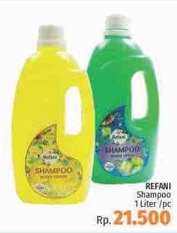 Promo Harga REFANI Shampoo 1 ltr - LotteMart