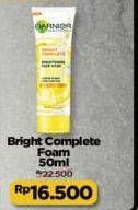 Promo Harga Garnier Light Complete Brightening Foam 50 ml - Alfamart