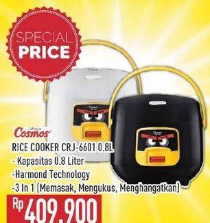 Promo Harga COSMOS CRJ 6601 | Rice Cooker  - Hypermart