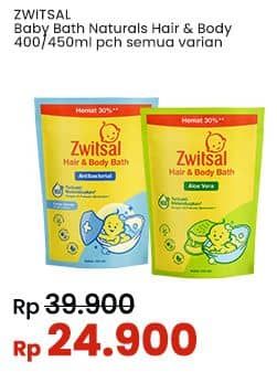 Promo Harga Zwitsal Natural Baby Bath 2 In 1 All Variants 400 ml - Indomaret