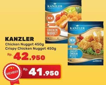 Promo Harga Kanzler Chicken Nugget Original, Crispy 450 gr - Yogya
