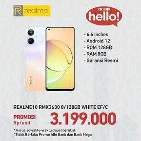 Promo Harga Realme 10 Smartphone 8GB + 128GB  - Carrefour