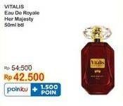 Promo Harga Vitalis Eau De Toilette Royale Her Majesty 50 ml - Indomaret