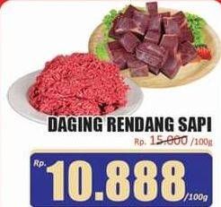 Promo Harga Daging Rendang Sapi per 100 gr - Hari Hari