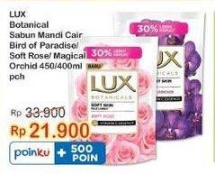 Promo Harga LUX Botanicals Body Wash Bird Of Paradise, Soft Rose, Magical Orchid 450 ml - Indomaret