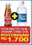 Promo Harga POCARI SWEAT 350ml + ORONAMIN C Drink 120ml  - Hypermart