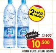 Promo Harga Nestle Pure Life Air Mineral 1500 ml - Superindo