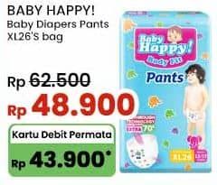 Promo Harga Baby Happy Body Fit Pants XL26 26 pcs - Indomaret