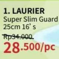 Promo Harga Laurier Super Slimguard Day 25cm 16 pcs - Guardian
