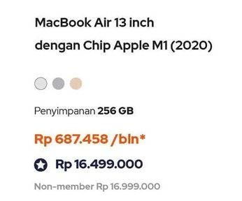 Promo Harga APPLE Macbook Air 13 Inch  - iBox