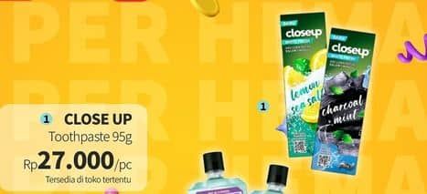 Promo Harga Close Up Pasta Gigi White Attraction 95 gr - Guardian