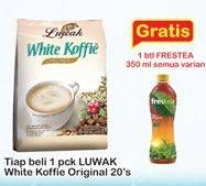 Promo Harga Luwak White Koffie Original 20 pcs - Indomaret