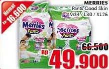 Promo Harga MERRIES Pants Good Skin M34, L30, XL26  - Giant