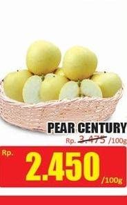 Promo Harga Pear Century per 100 gr - Hari Hari