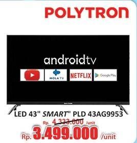 Promo Harga Polytron PLD 43AG9953 Android LED TV  - Hari Hari