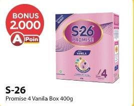 Promo Harga S26 Promise Susu Pertumbuhan Vanilla 400 gr - Alfamart