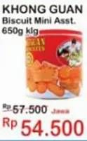 Promo Harga Khong Guan Assorted Biscuit Red Mini 650 gr - Indomaret