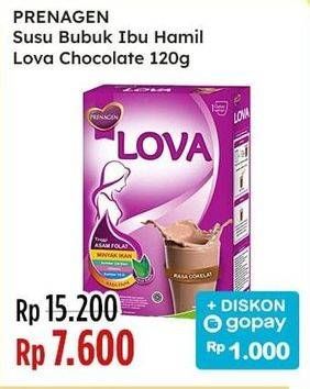 Promo Harga Prenagen Lova Cokelat 120 gr - Indomaret