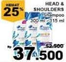 Promo Harga HEAD & SHOULDERS Shampoo  - Giant