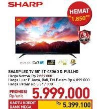 Promo Harga SHARP 2T-C50AD1i Full-HD 50"  - Carrefour