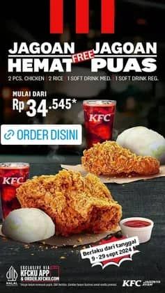 Promo Harga Jagoan Hemat Free Jagoan Puas  - KFC