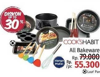 Promo Harga COOKS HABIT All Bakeware  - LotteMart