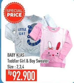 Promo Harga BABY KLAS Toddler Boy Girl Sweater 2, 3, 4  - Hypermart