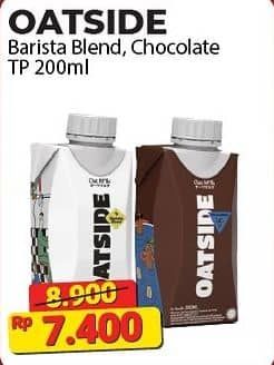 Promo Harga Oatside UHT Milk Barista Blend, Chocolate 200 ml - Alfamart