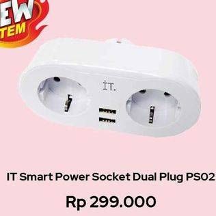 Promo Harga IT. Smart Power Socket Dual Plug PS02  - Erafone