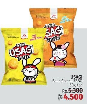 Promo Harga Dua Kelinci Usagi Balls BBQ, Cheese 50 gr - LotteMart