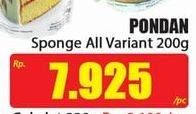 Promo Harga Pondan Sponge Cake Mix All Variants 200 gr - Hari Hari