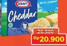 Promo Harga Kraft Cheese Cheddar 160 gr - Alfamart