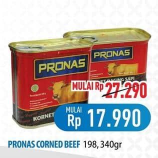 Promo Harga Pronas Corned Beef 198 gr - Hypermart