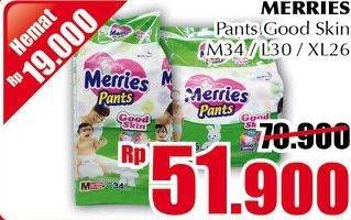 Promo Harga MERRIES Pants Good Skin M34, L30, XL26  - Giant