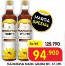 Promo Harga Madurasa Madu Murni 650 ml - Superindo