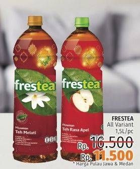 Promo Harga FRESTEA Minuman Teh Apple, Original 1500 ml - LotteMart