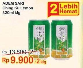 Promo Harga ADEM SARI Ching Ku per 2 kaleng 320 ml - Indomaret