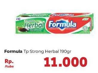 Promo Harga FORMULA Pasta Gigi Strong Herbal 190 gr - Carrefour
