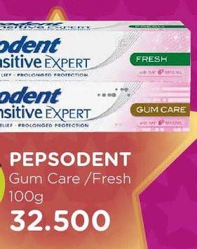Promo Harga PEPSODENT Pasta Gigi Sensitive Expert Gum, Fresh 100 gr - Watsons