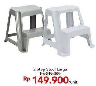 Promo Harga 2 Step Stool Large  - Carrefour