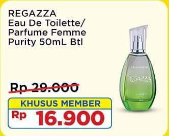 Promo Harga Regazza Eau De Toilette Green Purity 50 ml - Indomaret