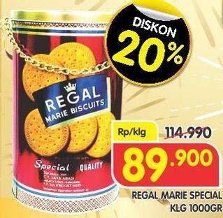 Promo Harga REGAL Marie Special Quality 1000 gr - Superindo