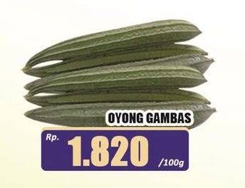 Promo Harga Oyong Gambas per 100 gr - Hari Hari