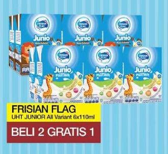 Promo Harga FRISIAN FLAG Susu UHT Junio All Variants 110 ml - Yogya