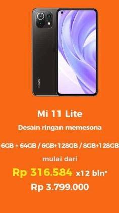 Promo Harga XIAOMI Mi 11 Lite  - Erafone