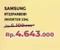 Promo Harga Samsung RT22FARBDB1/SE Kulkas 2 Pintu dengan Digital Inverter 234L   - Yogya