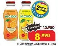 Promo Harga KALBE Hi C1000 Lemon, Orange 140 ml - Superindo