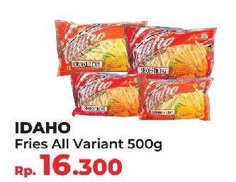 Promo Harga IDAHO French Fries All Variants 500 gr - Yogya