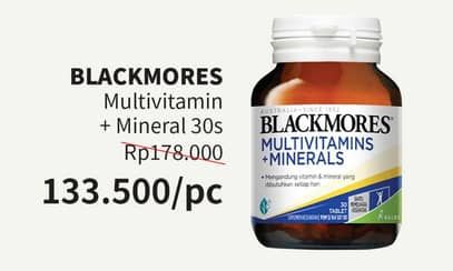 Promo Harga Blackmores Multivitamins + Minerals 30 pcs - Guardian