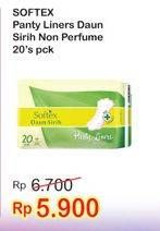 Promo Harga Softex Pantyliner Daun Sirih 20 pcs - Indomaret